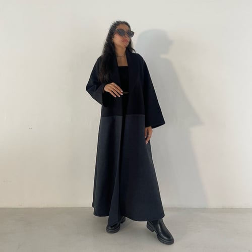 BLACK WITH DARK GREY