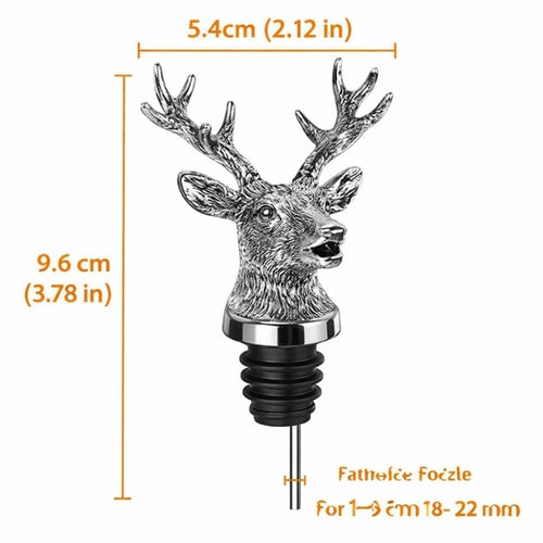 سكّابة مشروبات فاخرة برأس الغزال