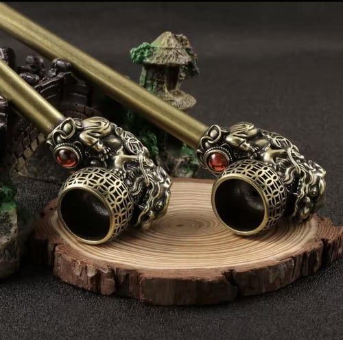 غليون تبغ معدني كلاسيكي