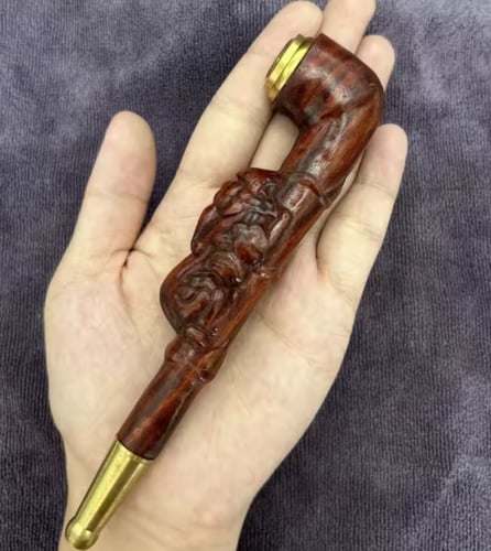 مدواخ خشبي يدوي من الخشب الأحمر