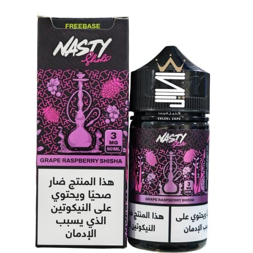 نكهة شيشة عنب توت من شركة ناستي 60مل