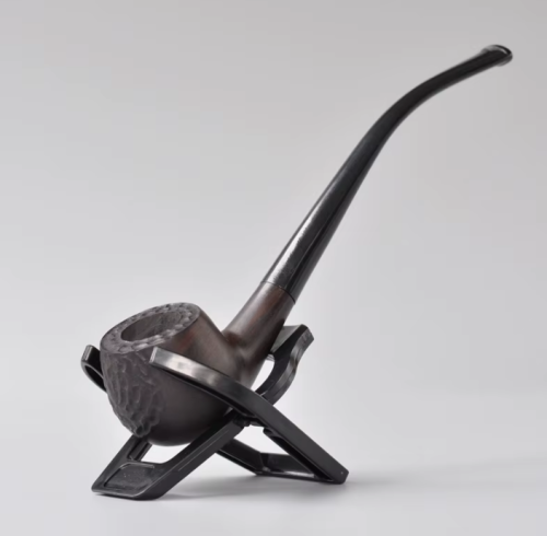 غليون تبغ خشب أبنوس ساق طويلة Churchwarden