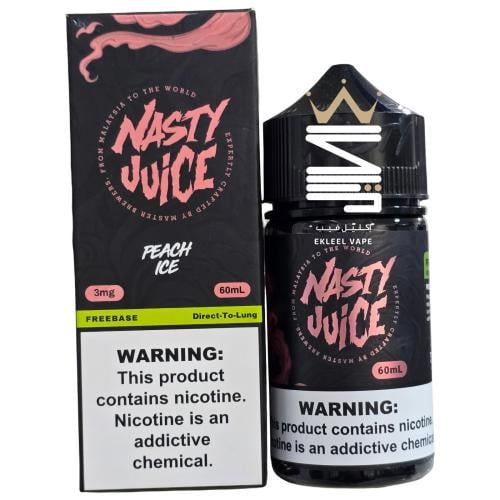 نكهة خوخ بارد من شركة ناستي 60مل