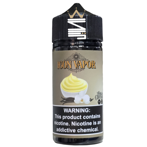 نكهة فانيلا كاسترد من شركة ايكون فيبر 100مل - ICON...