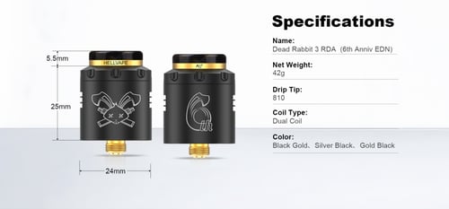 تانك هيلفيب ديد رابيت 3 RDA