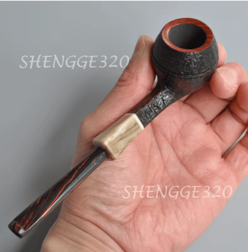 غليون تبغ خشبي يدوي جذر بريار طراز بولدوج