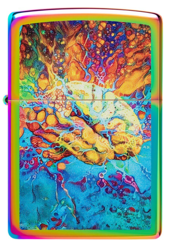 ولاعة زيبو 49787 - ZIPPO LIGHTER PSYCHEDELIC BRAIN...