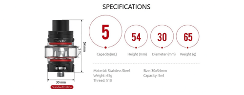 تانك تي اف في 8 بيبي في 2 من شركة سموك - SMOK TFV8...