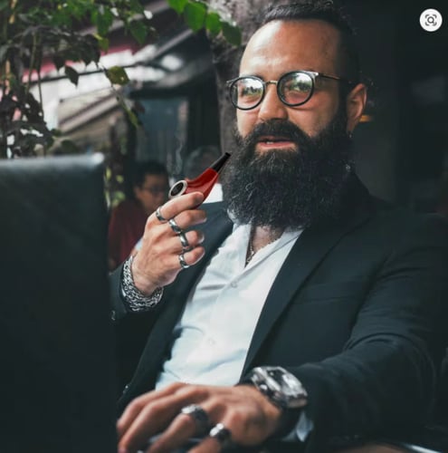 حقيبة غليون التبغ الكلاسيكية من سكوت مع الملحقات