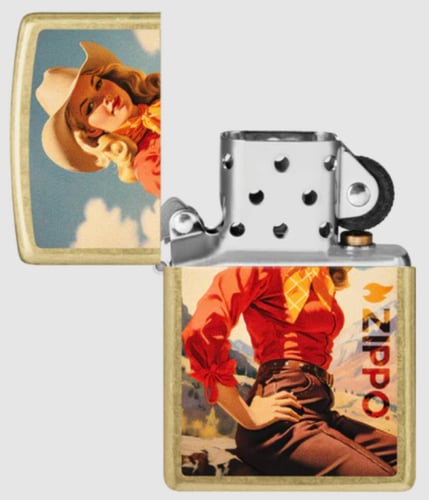 ولاعة زيبو 46248 - ZIPPO LIGHTER COWGIRL DESIGN