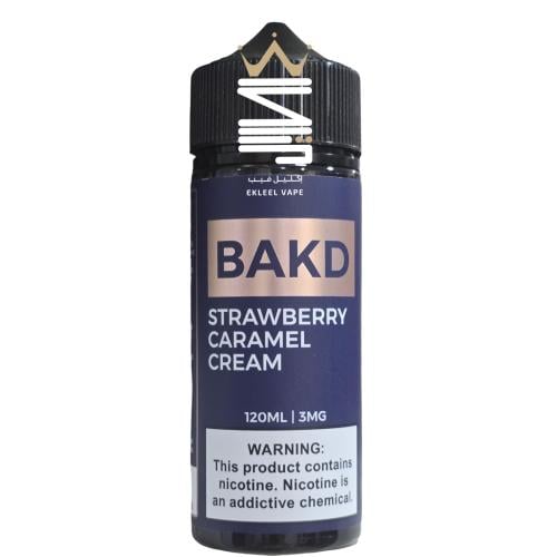 نكهة فراولة كراميل كريمي من شركة بيكد 120مل