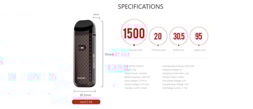 جهاز نورد 2 من شركة سموك -SMOK NORD 2 KIT