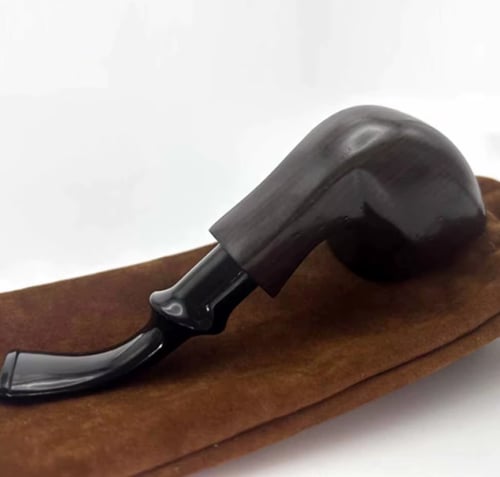 غليون بخشب الأبنوس كلاسيكي