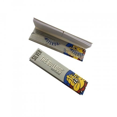 ورق لف بولدوج فضي مع فلاتر كبير - BULLDOG SILVER