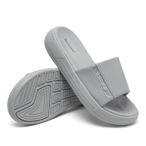 سليبر نسائي من باتونيا - رمادي فاتح