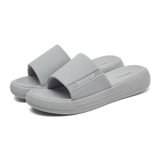 سليبر نسائي من باتونيا - رمادي فاتح