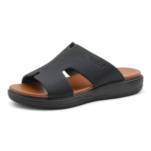 حذاء خليجي من باتونيا - اسود