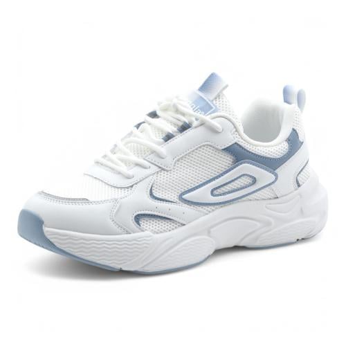 حذاء رياضي رجالي من باتونيا - أبيض و سماوي