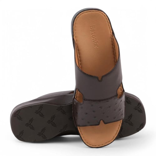 حذاء خليجي جلد طبيعي من باتونيا