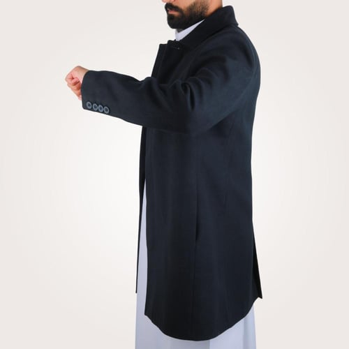 جاكيت رجالي طويل من باتونيا - كحلي