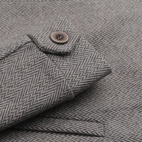 جاكيت رجالي قصير من باتونيا - بني