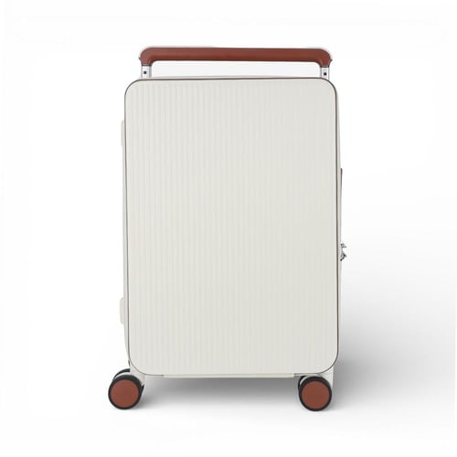 حقيبة سفر من باتونيا -أبيض وبني