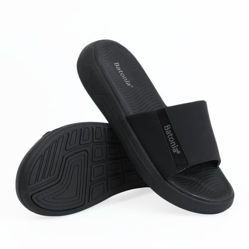 سليبر رجالي من باتونيا - أسود