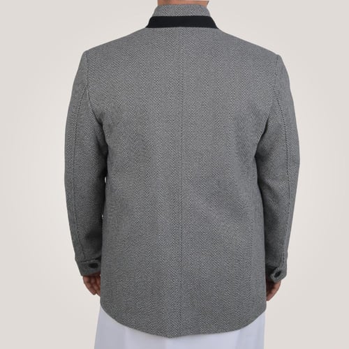 جاكيت رجالي قصير من باتونيا - رصاصي