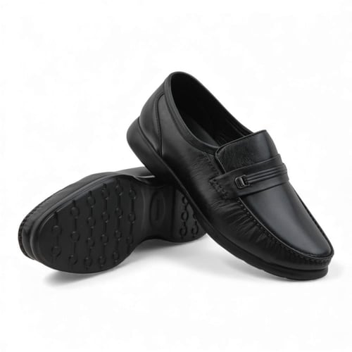 حذاء رسمي من باتونيا - اسود