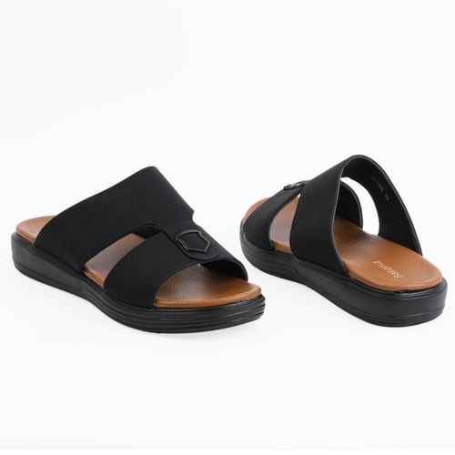 حذاء خليجي من باتونيا - اسود