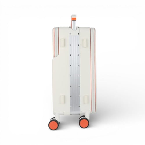حقيبة سفر من باتونيا -أبيض وبرتقالي