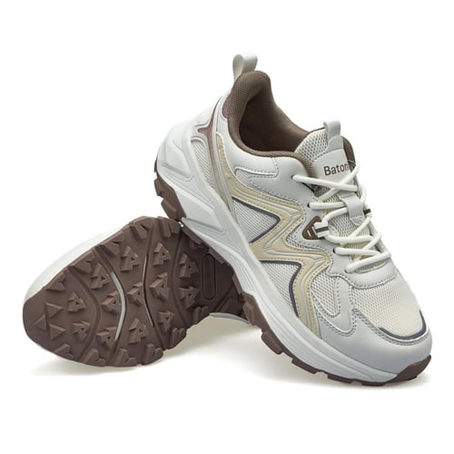 حذاء رياضي نسائي من باتونيا - أبيض وبيج