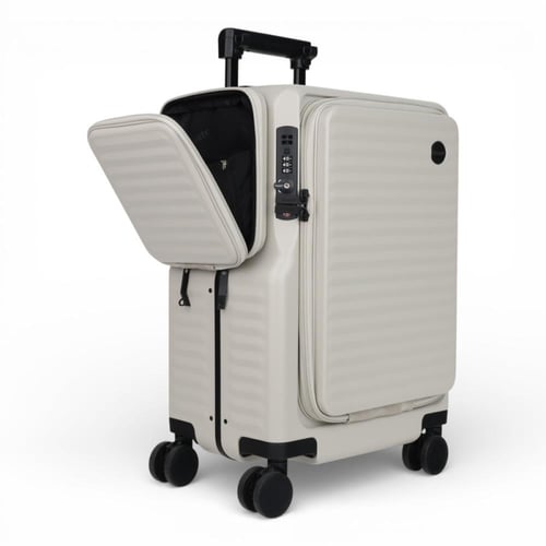 حقيبة سفر من باتونيا - أبيض