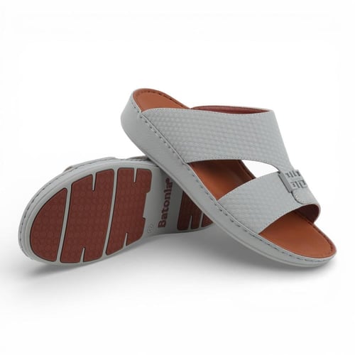 حذاء خليجي من باتونيا - رصاصي