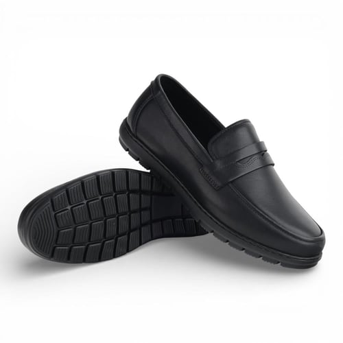 حذاء رسمي من باتونيا - أسود