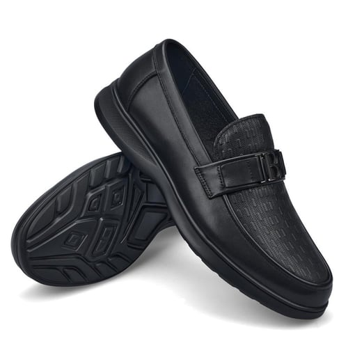 حذاء رسمي من باتونيا - اسود