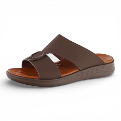 حذاء خليجي من باتونيا - بني