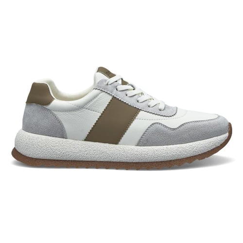 حذاء رياضي كاجوال من باتونيا - بني وابيض