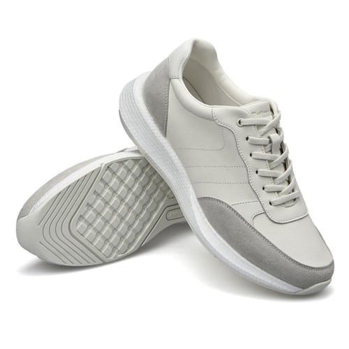 حذاء رياضي كاجوال من باتونيا - ابيض ورمادي