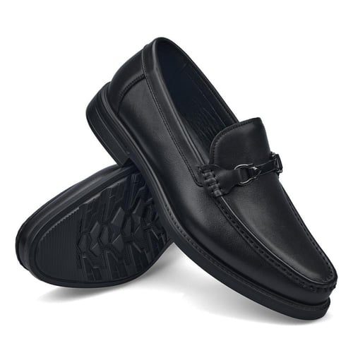 حذاء رسمي من باتونيا - اسود