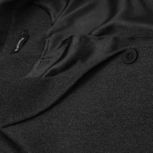 جاكيت رجالي طويل من باتونيا - رصاصي غامق