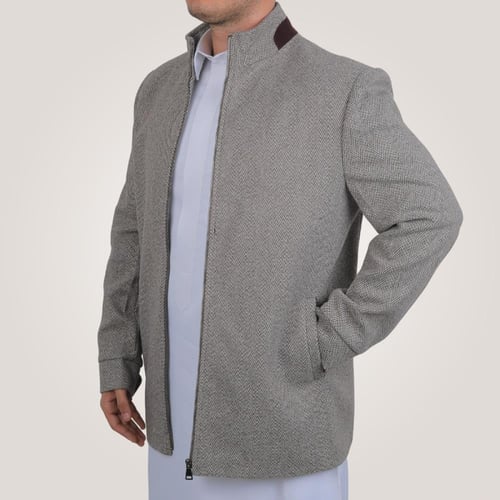 جاكيت رجالي قصير من باتونيا - بني