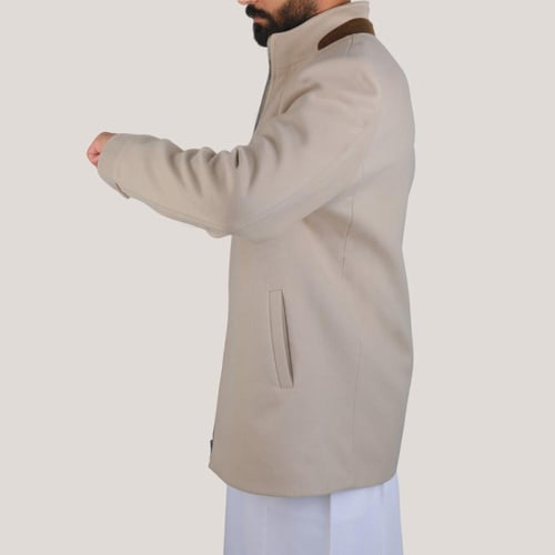 جاكيت رجالي قصير من باتونيا - بيج