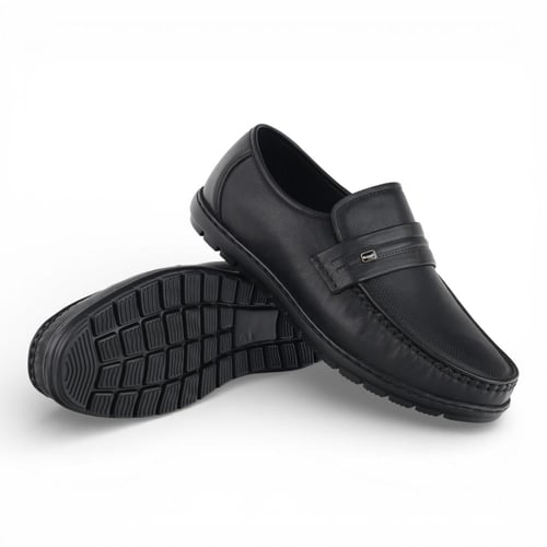 حذاء رسمي من باتونيا - اسود