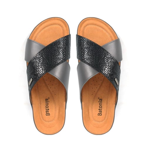 نعال رجالي من باتونيا - اسود