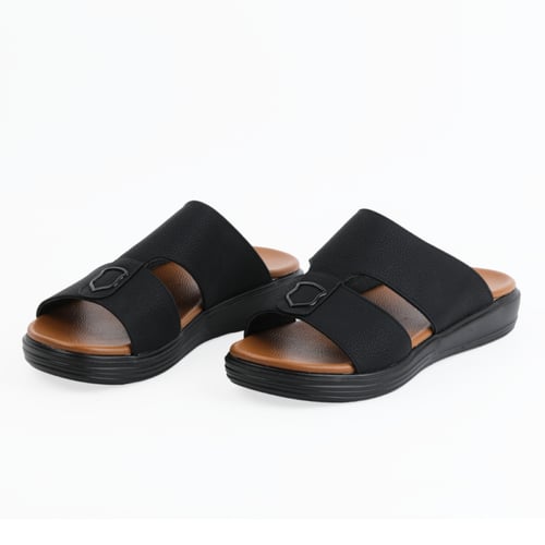 حذاء خليجي من باتونيا - اسود