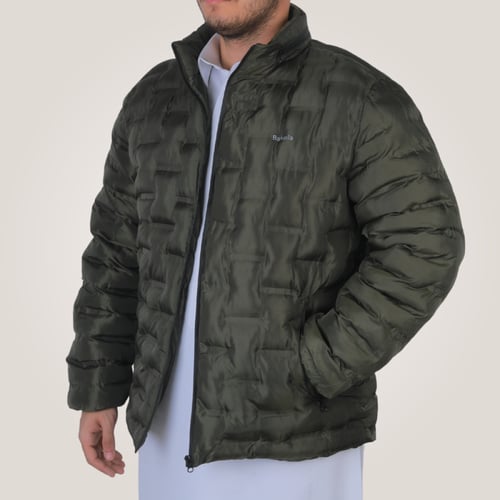 جاكيت رجالي بغطاء للرأس من باتونيا - زيتي