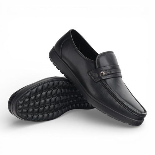 حذاء رسمي من باتونيا - أسود