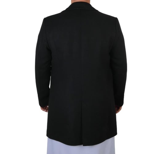 جاكيت رجالي طويل من باتونيا - اسود