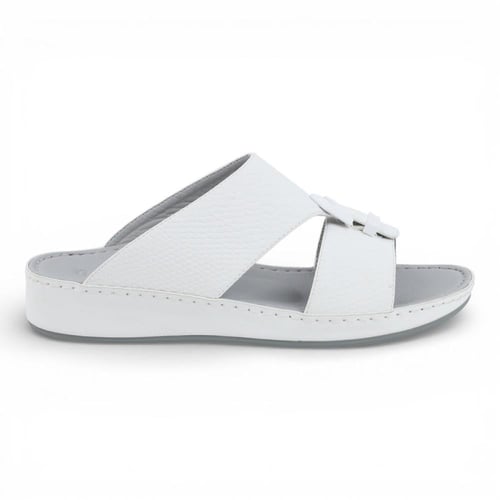 حذاء خليجي من باتونيا - ابيض